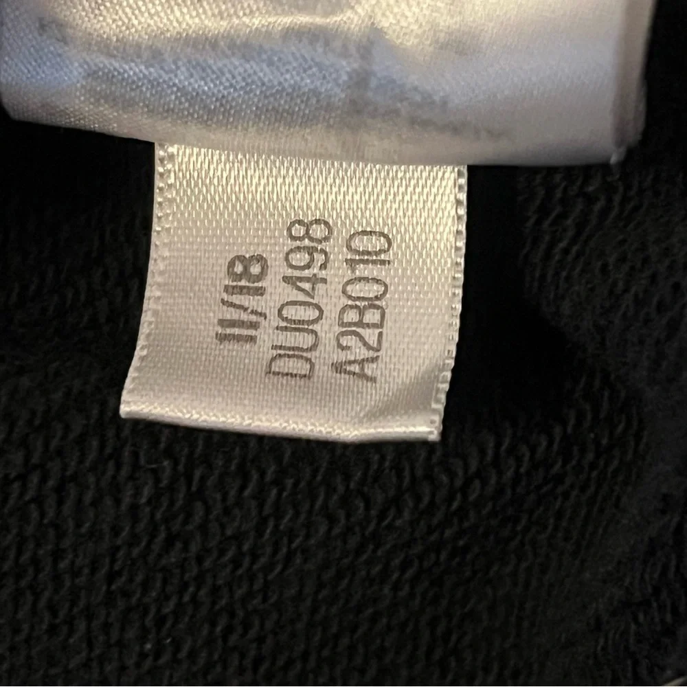 Adidas 3-stripes Hoodie Men’s S Black/White Pullover Sweatshirt Soft Lightweight